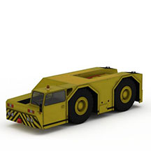 黄色卡车模型