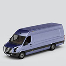 紫色大众卡车模型 