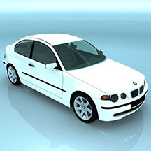 BMWCOMPACT汽车模型