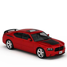 红色小汽车模型