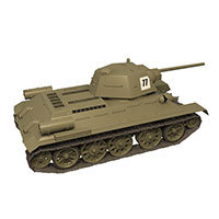 苏联T-34中型坦克模型
