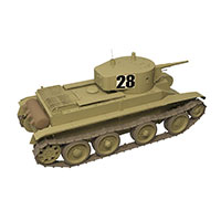 苏联BT-7轻型坦克模型