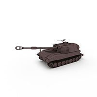 苏联T-54中型克车模型
