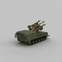 导弹装甲车模型