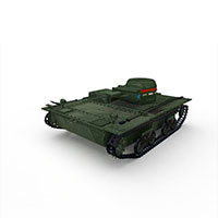 苏联T-60轻坦克模型