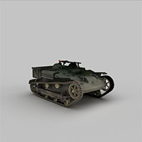 日军扫荡装甲车模型
