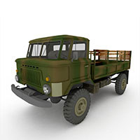 军用运输车模型