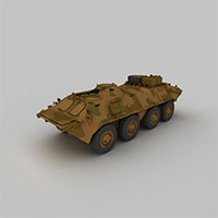 迷彩防暴装甲车模型