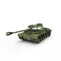 美国T34重型坦克模型