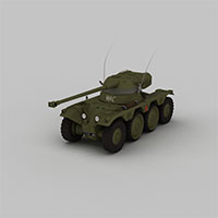 作战坦克模型