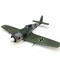德国FW-190型战斗机模型