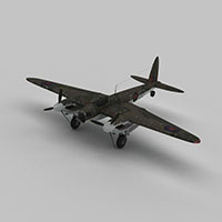 mosquitob战斗机模型