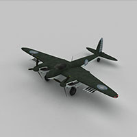 MOSQUITOC战斗机模型