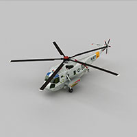 SH3HNAVY武装直升机模型