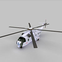 SIKORSKY武装直升机模型