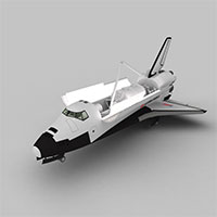 太空航天飞机模型