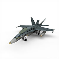 美国F18战斗机模型