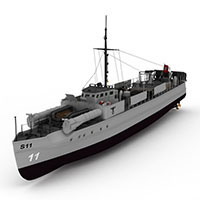 E-BOAT军舰模型
