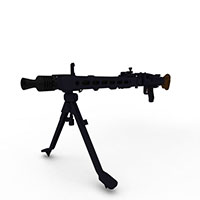 军用枪械Mg42模型