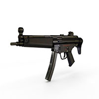 德国MP5冲锋枪模型