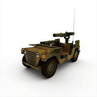 武装侦查车模型