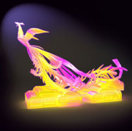 3D鳳凰花燈模型
