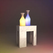花瓶彩燈3D模型