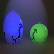 3D陶瓷花瓶燈模型