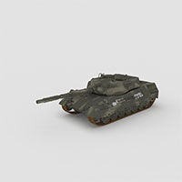 迷彩T-34-2中型坦克模型