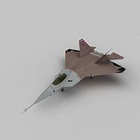 YF22战斗机模型
