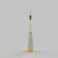 载人火箭模型