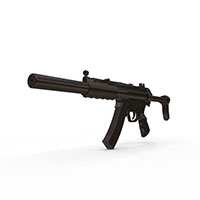 MP5SD冲锋枪模型