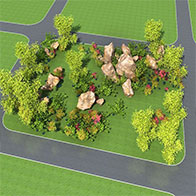 3D园林景观模型